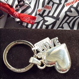 Brighton Silver Heart Key Holder